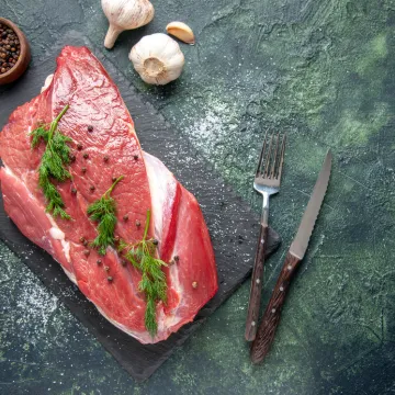 Fresh halal steak in Glasgow