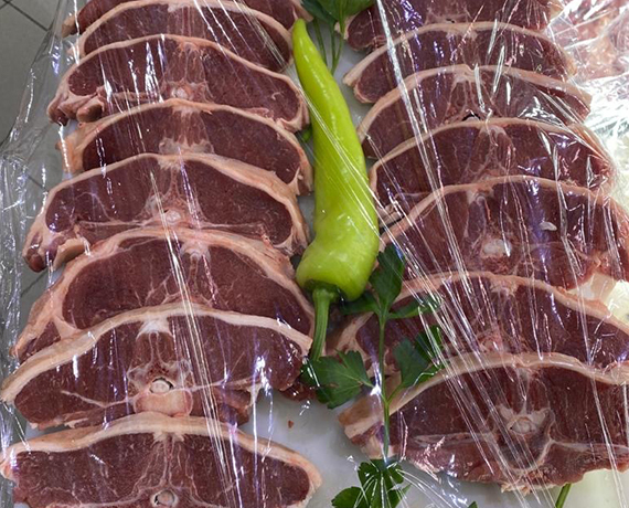 Fresh halal lamb chops Babylon Supermarket Glasgow butchery